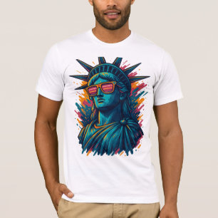 T-shirt urbain Statue de la Liberté - NYC