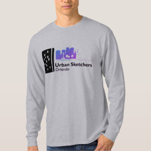 T-shirt Urban Sketchers Orlando chemise à manches longues