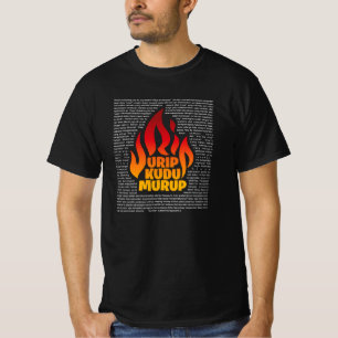 T-shirt Urip Kudu Murup - Falsafah Jawa