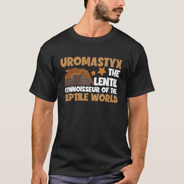 T-shirt Uromastyx Lentil Connoisseur Dabb Lizard (Devant)