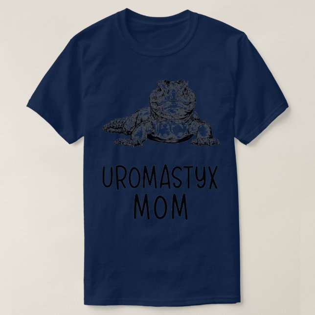 T-shirt Uromastyx Maman Poche Reptile Animal Lizard Mama (Design devant)