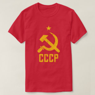 T-shirt URSS rétro des années 80 CCCP Union Soviétique