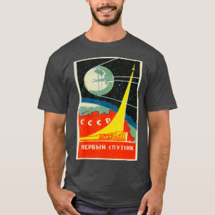 T-shirt URSS URSS CCRP Programme spatial Vintage