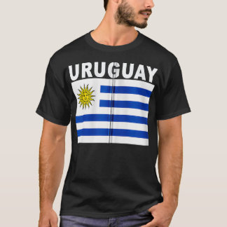 T-shirt Uruguay Flag National Pride Zip