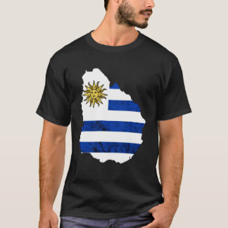 T-shirt Uruguay Map Uruguayan Roots Charrúa People Uruguay