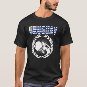 T-shirt Uruguay Table Tennis Uruguayen Ping Pong Support