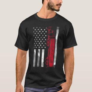 T-shirt Us American Flag Semi-Truck Driver 18 Wheeler