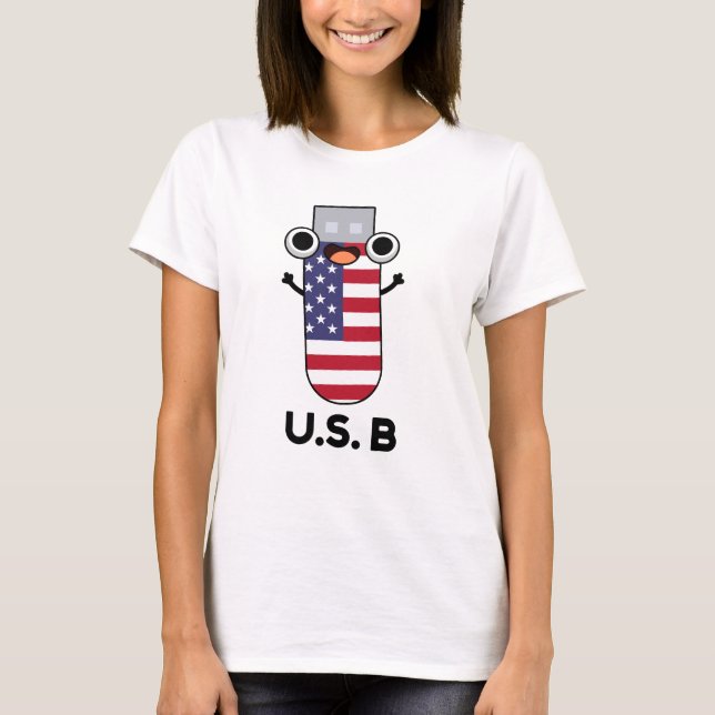 T-shirt US B Funny Pun des États-Unis (Devant)