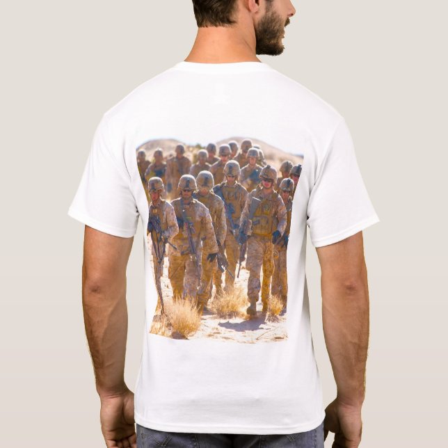 T-shirt US COMBAT SQUAD - En patrouille (Dos)