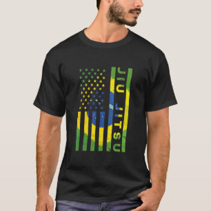T-shirt US Drapeau du Brésil Jiu Jitsu Jiu Jitsu Brésilien