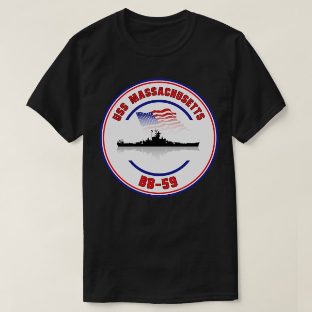 T-shirt US Massachusetts BB59 (Design devant)