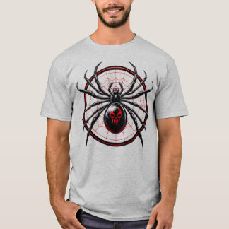 T-shirt US Spyder Ryders - Black Widow Round Web Front