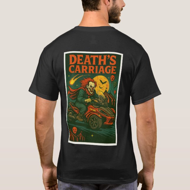 T-shirt  US Spyder Ryders - Death's Carriage (Dos)
