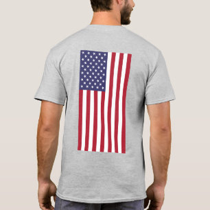 T-shirt US Spyder Ryders - Drapeau USA vertical