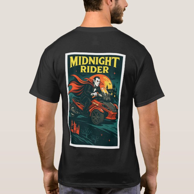 T-shirt US Spyder Ryders - Midnight Rider (Dos)