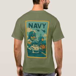 T-shirt US Spyder Ryders - Poster Go Navy