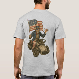 T-shirt US Spyder Ryders - Spyder Oncle Sam Drapeau 2S