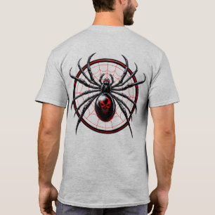 T-shirt US Spyder Ryders - Veuve noire dos rond en toile
