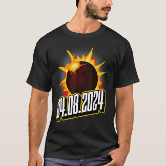 T-shirt US Total Partial Eclipse USA American Totality 04 