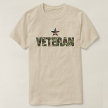 US Veteran Camo Text 