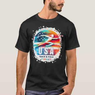 T-shirt Usa 2024 Go United States America 2024 Usa Track