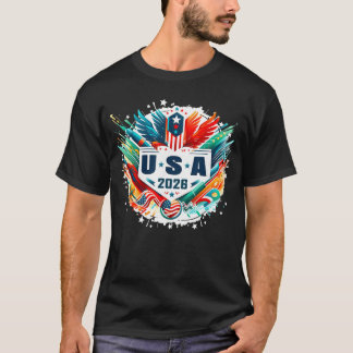 T-shirt USA 2026 Go United States Sport USAeam 2026 USA fa