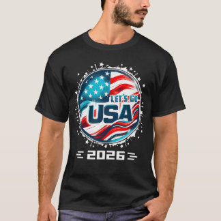 T-shirt USA 2026 Go United States Sport USAeam 2026 USA re