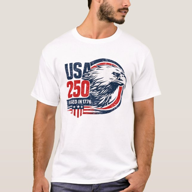 T-SHIRT USA 250  (Devant)