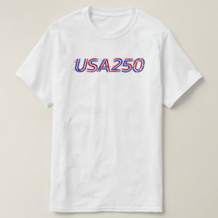 T-shirt USA 250e anniversaire 1776-2026 Patriotique Améric