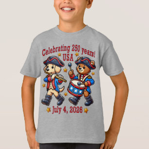 T-shirt USA 250th Anniversary Souvenir - Patriotique