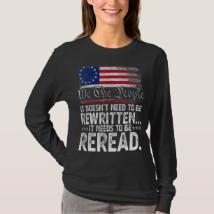 T-shirt Usa 4 juillet Nous Le Peuple 1776 Il Doit Être