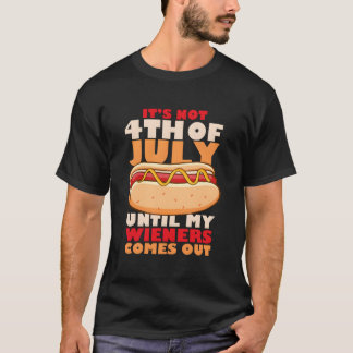 T-shirt Usa 4Th Of July Patriotic Wiener