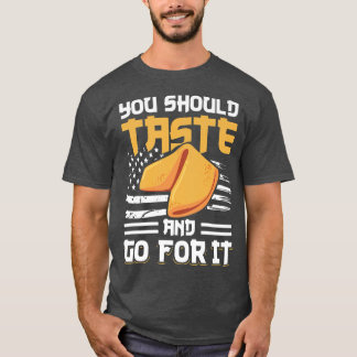 T-shirt USA American Flag Baking Foody Fortune Cookie Lov