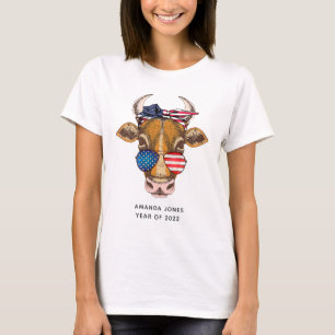 T-shirt USA American thème Graduation
