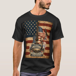 T-shirt USA Amérique 250e anniversaire vintage patriotique