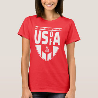 T-shirt USA Cheer Red US of A Fan Tee