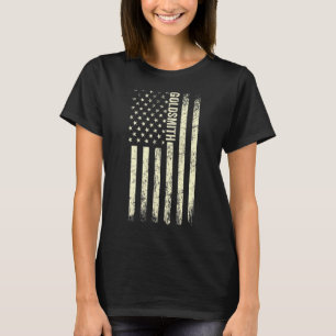 T-shirt Usa Drapeau Goldsmithing Fiers American Goldsmith 