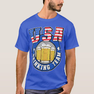 T-shirt USA Drating Team US American Flag 4 juillet Bee