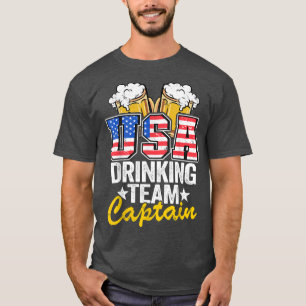 T-shirt USA Drick Team Captain American Flag 4 Juil