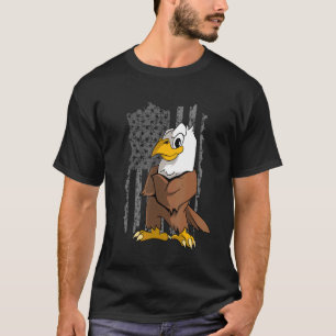 T-shirt Usa Eagle American Drapeau Us 1