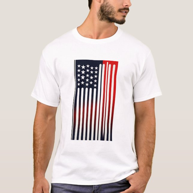 T-shirt USA Flag (Devant)