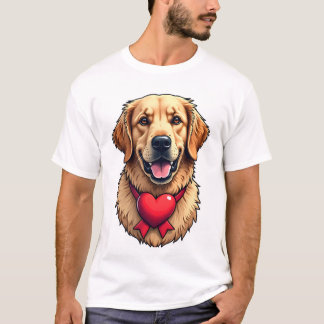 T-shirt USA Golden Retriever Lover Vintage Shirt 2