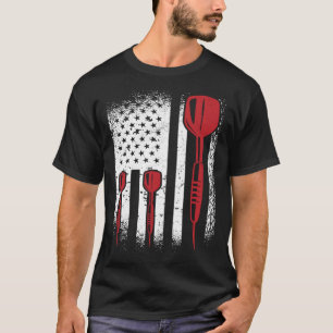 T-shirt USA Graphic Dart Player Darts Dartboard Bullseye T