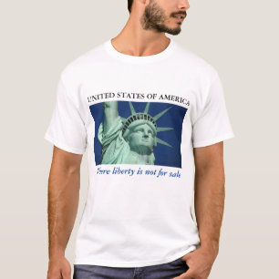 T-shirt USA - Où Liberty n'est pas à vendre