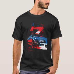 T-shirt USA Patriotique Rouge, Blanc et Bleu IROC Z Muscle
