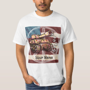 t-shirt USA Peace Tank