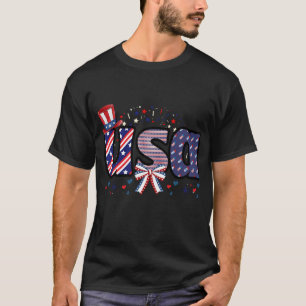 T-shirt USA Pride Casquette & Bow Tee