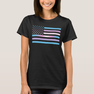 T-shirt USA Trans Pride Patriotic