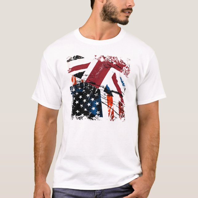 T-SHIRT USA-UK (Devant)