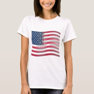 T-shirt USA Unites : Stripes & Stars en Gras Design